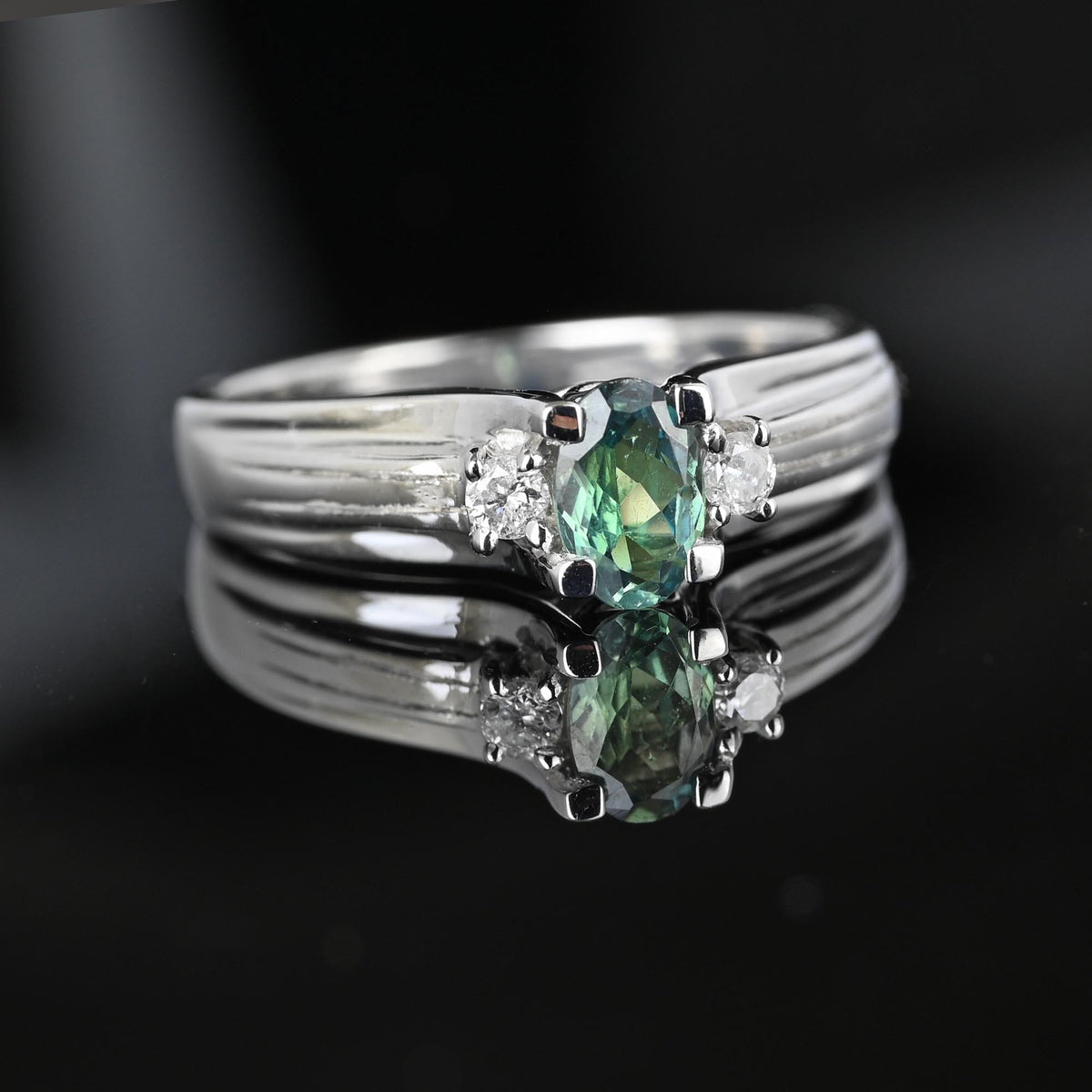 Shop for Affordable Diamond Natural Alexandrite Chrysoberyl Ring in 14K  White Gold Boylerpf and get the look for less cost