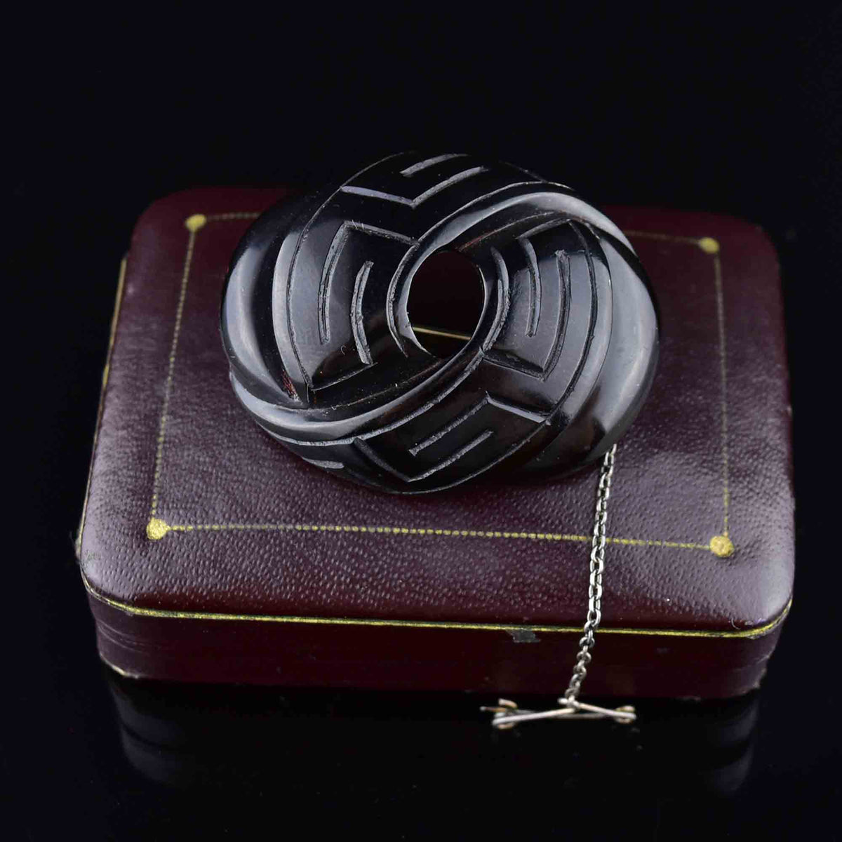 There are many Victorian Whitby Jet Love Knot Brooch Boylerpf products to  pick from